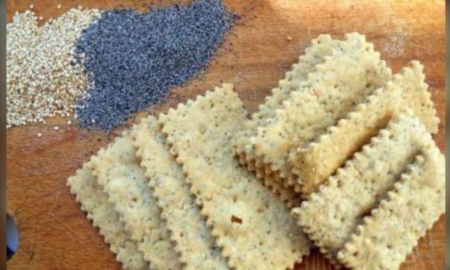 Savoury Olive Oil Crackers