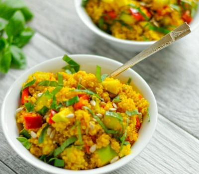 Crunch Curry Quinoa Salad