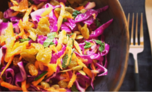 Moroccan Red Cabbage And Carrot Salad