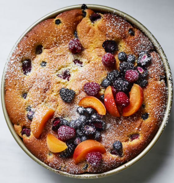 Olive Oil Cake With Summer Fruit