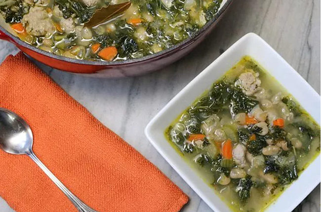 Tuscan White Bean Soup With Sausage And Kale
