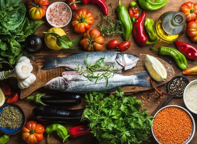 Fish & Vegetables Staples Of The Mediterranean Diet