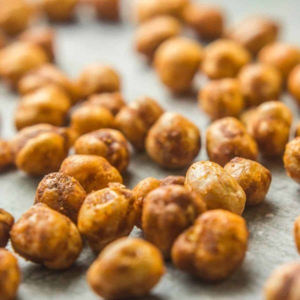 Crispy Asian Roasted Chickpeas With Extra Virgin Olive Oil