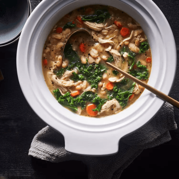 One Pot Dinners Slow Cooker Chicken And White Bean Stew